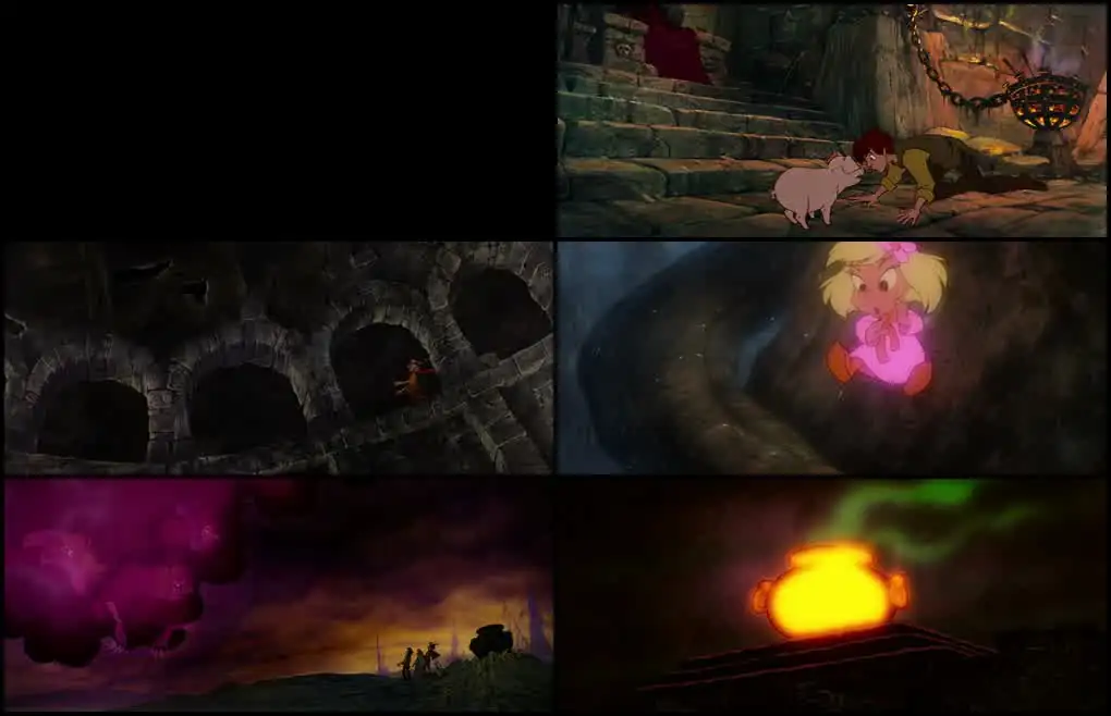 screenshot 7ecf76 the black cauldron 1985